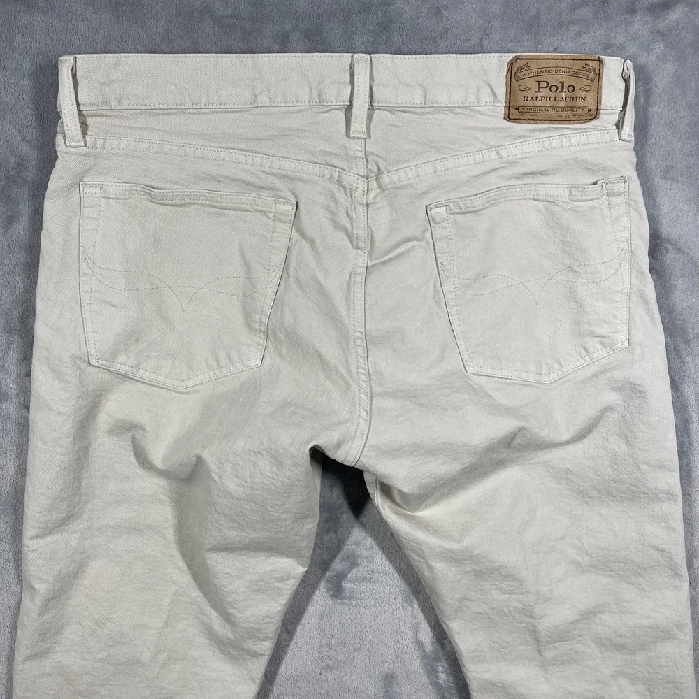 Polo Ralph Lauren Varick Slim Straight Men's‎ Khaki Chinos Size 34(35)x30